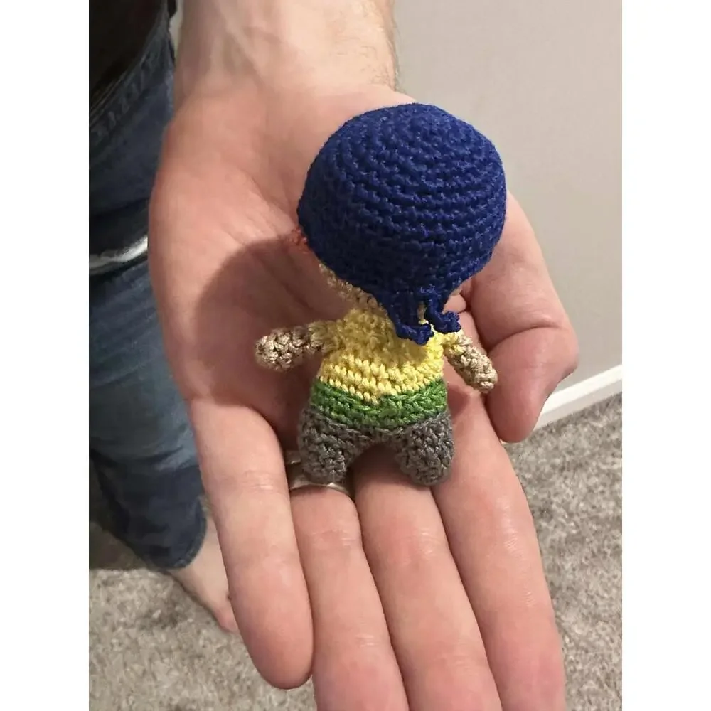 Handcrafted Crochet Miniature Boy Doll